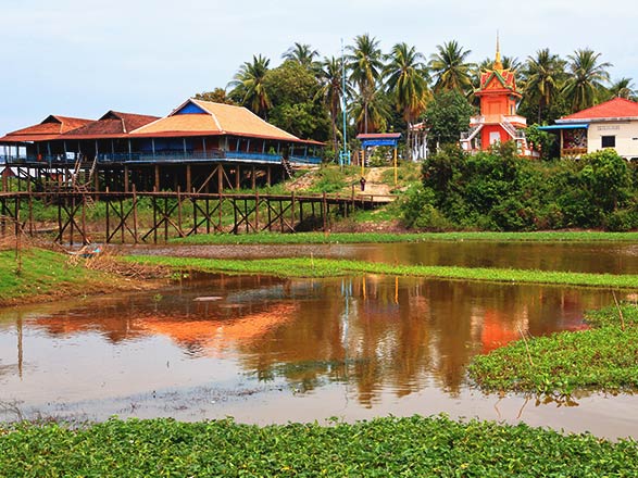 Escale Kampon Chhnang - Lac Tonlé