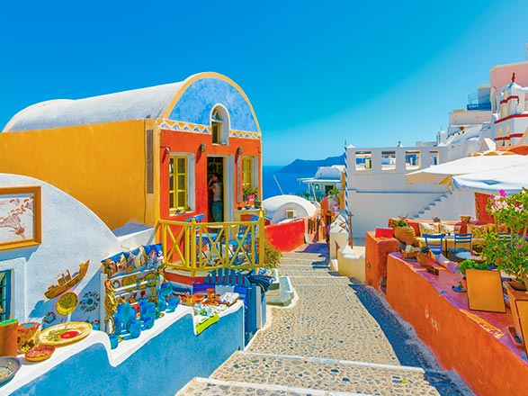 Escale Santorin (Cyclades)