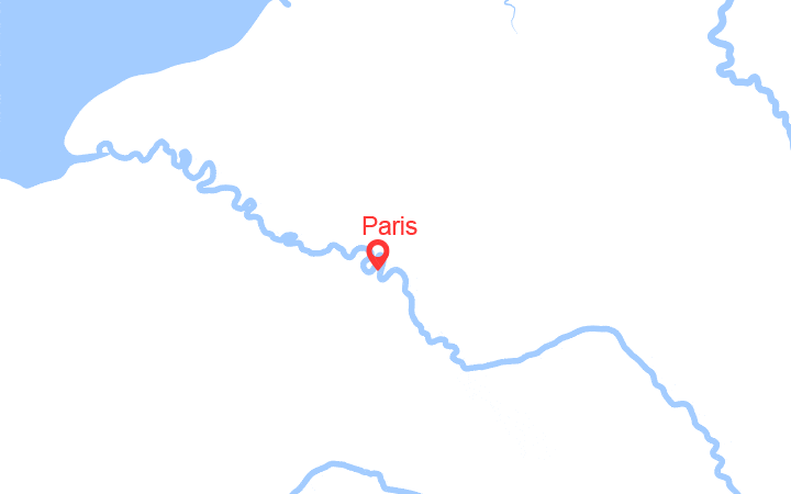 Carte itinéraire croisière Noël prestigieux à Paris et croisière sur le canal Saint-Martin (PAM_XMASPP)