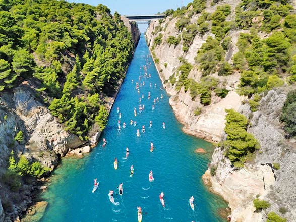 Escale CANAL DE CORINTHE
