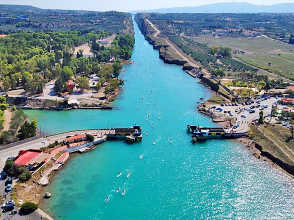 Escale CANAL DE CORINTHE