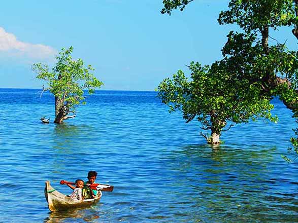 Escale Papouasie-Nouvelle-Guinée (Kiriwina)