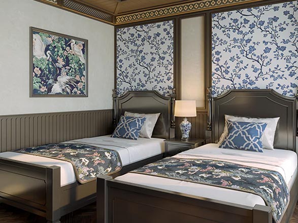 Cabine balcon R/V Mekong Romance
